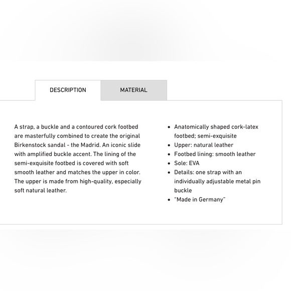 NWT Birkenstock Madrid Big Buckle White Leather Sz 36 US 5-5.5 Narrow - Picture 13 of 15